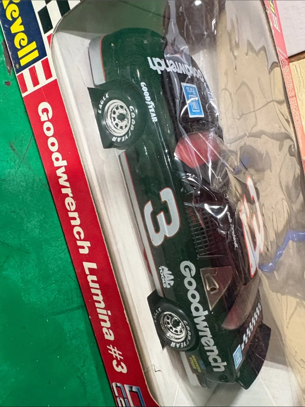 Revell Die-Cast Goodwrench Lumina #3 Race Car - Black & Green